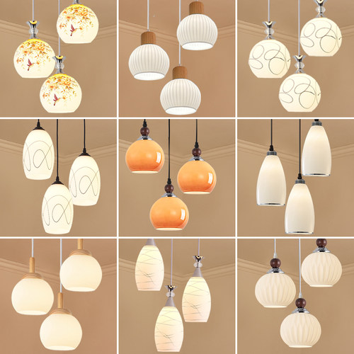 简约现代2025新款三头餐厅吊灯