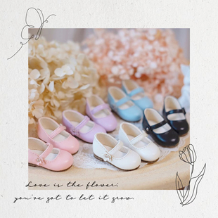 现货 包邮！ BJD 六分尺寸 大力力矮胖 棍六 GL 花花小皮鞋