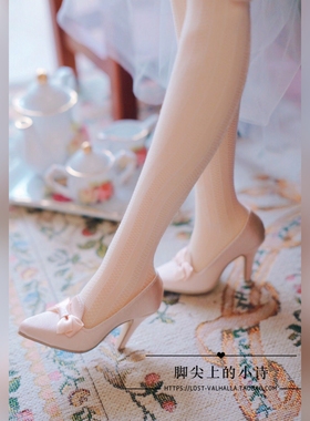 现货 洛可可复古真丝高跟鞋 BJD DD SDGR 1/3大女 AS DZ70 lmpl63