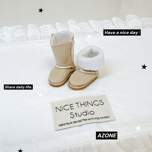 清！原88现60包邮！1月发 翻边雪地靴 AZONE 阿巳2 自作主张 出逃