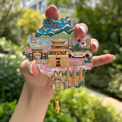 云南大理七大景冰箱贴苍山洱海