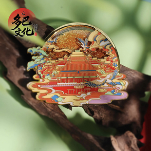 北京故宫流沙冰箱贴巍巍宫城金属磁贴旅游文创纪念品创意伴手礼物