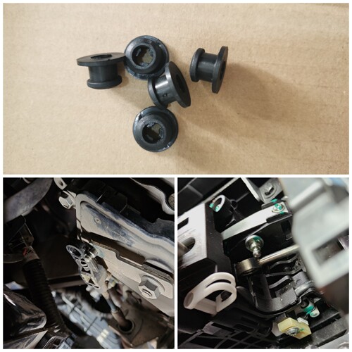 适用于长安逸动CS75 1.5T欧尚X5科赛cos1X70A换挡挂档拉线头胶圈