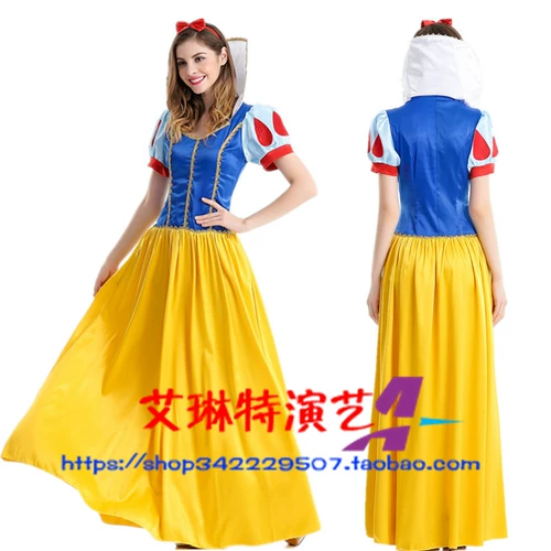 Новое Хэллоуин показывает одежду Сказочное Белоснежное платье колокол Золушка