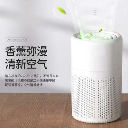 空气净化器桌面小型办公室去除烟味神器灰尘过滤家用孕妇婴儿