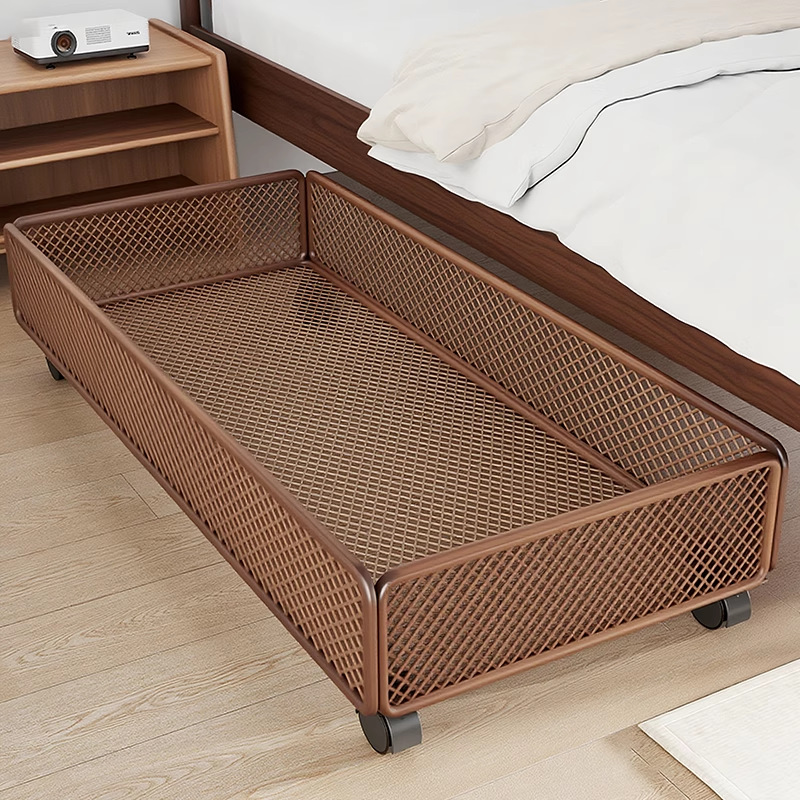 床底收纳箱床下衣服储物箱大容量带轮整理架多功能放被褥置物架子