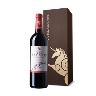 法国翡马樱桃树特酿干红村庄级AOC葡萄酒橡木桶陈酿红酒单支礼盒