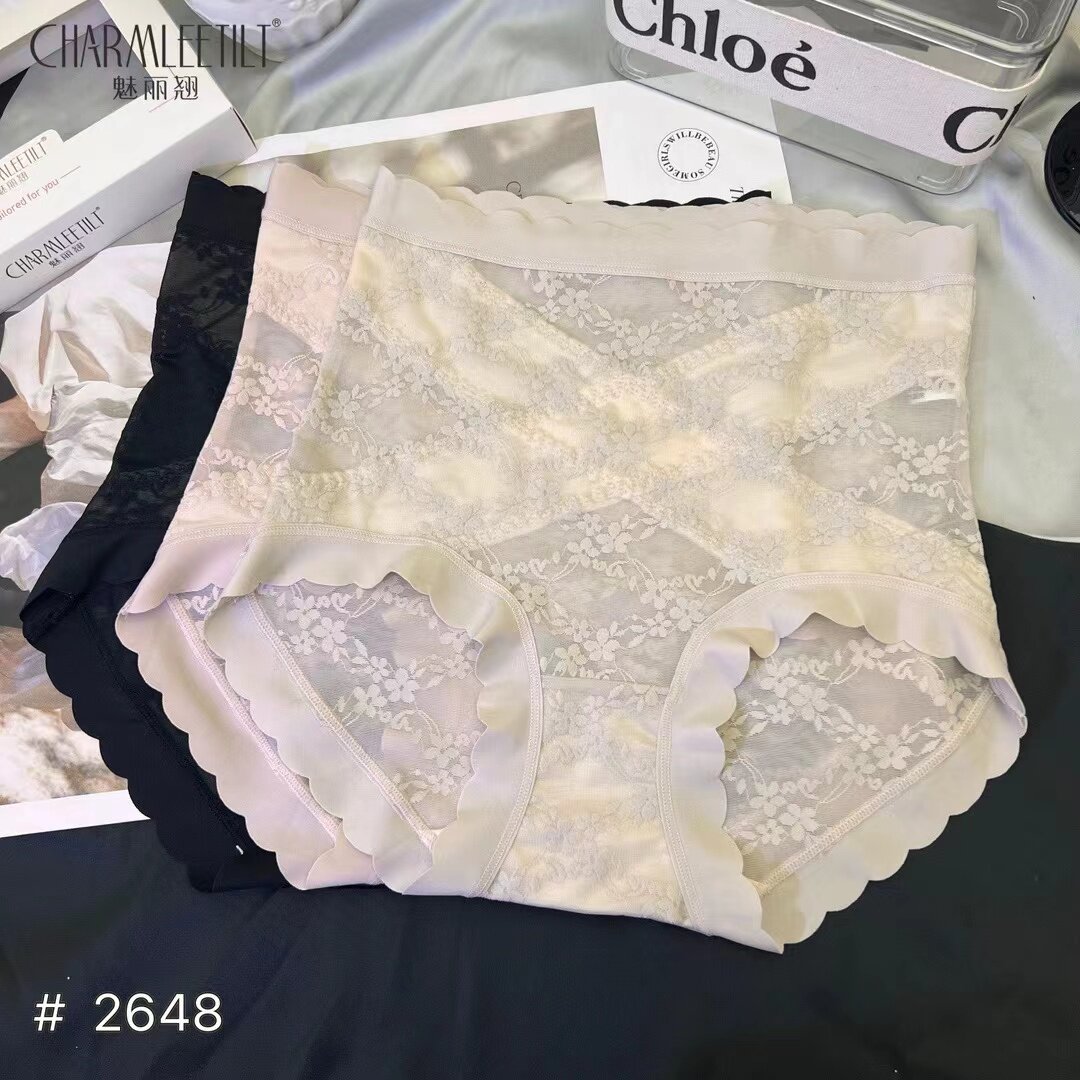 高腰微收腹内裤女性感无痕