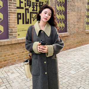 【现货】新款双面羊毛呢大衣102-913-P285-K388图片