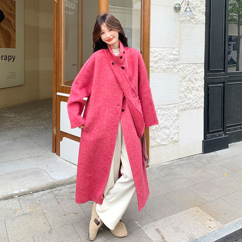 【现货】新款双面羊毛呢大衣102-908-P285-K388,女装毛呢外套,浙宝102（原188）