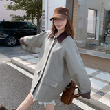 【新款现货】秋季新款灰色风衣外套102-805-P175-K238，女装风衣，浙宝102（原188）