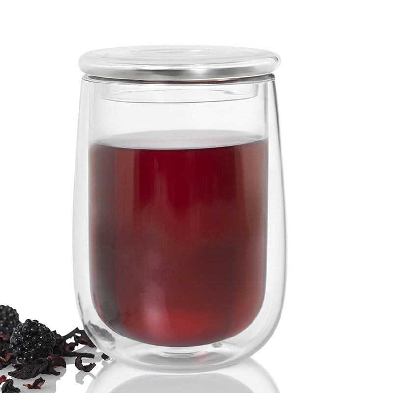 Adhoc德国进口双层耐热玻璃茶杯