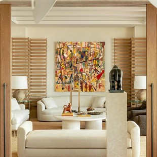 现代简约沙发背景墙装 饰画民宿酒店可定制挂画高级感走廊过道壁画