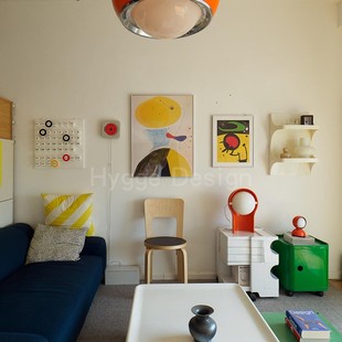 饰画多巴胺后现代卧室抽象艺术挂画 包豪斯风客厅装 梦 色彩米罗