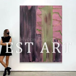 饰画酒店入户玄关抽象小众壁挂画 轻奢高级感客餐厅走廊装 暴富