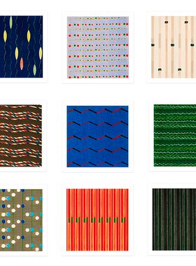 日本艺术家Furuya Korin 抽象简约设计 装饰画