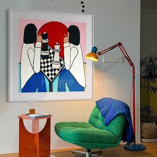 马蒂斯装 饰画卧室玄关沙发背景墙壁画现代北欧抽象派小众艺术挂画