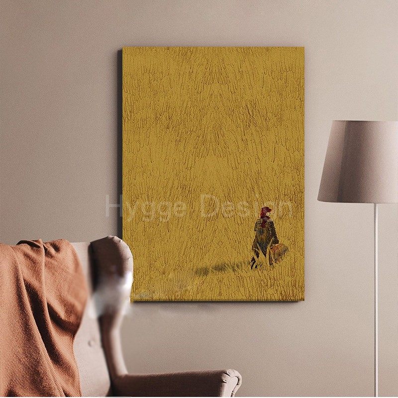 中古风草原风景客厅挂画高级玄关小众艺术抽象人物装饰画卧室挂画,家居饰品,现代装饰画,淘宝优惠券,粉丝福利购,淘宝优惠卷