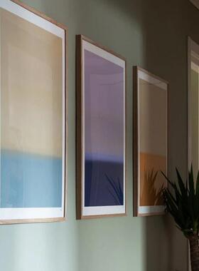 瑞典设计 温柔色渐变 小众艺术海报壁画 客厅餐厅 家居装饰画