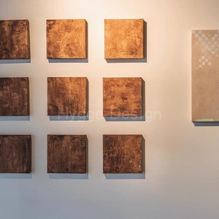 侘寂中古风装 客厅民宿美拉德组合挂画原木风餐厅壁画 饰画2025新款