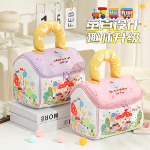 新款宝宝满月诞生周岁帆布包喜糖袋结婚伴手礼盒六一儿童节礼品袋