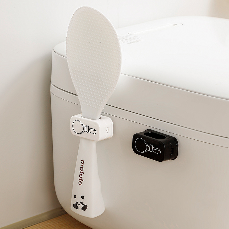 饭勺收纳架厨房壁挂电饭煲饭铲置物架磁吸挂钩勺子固定小粘钩