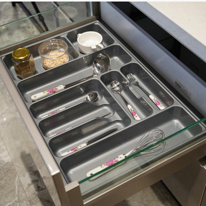魔尚家居简约分格筷刀叉盘厨房橱柜抽屉分类收纳盘餐具分隔整理盒,厨房/烹饪用具,厨房抽屉置物架,淘宝优惠券,粉丝福利购,淘宝优惠卷