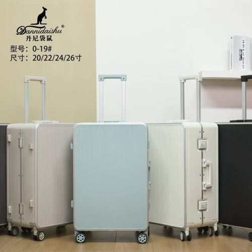 丹尼袋鼠行李箱女时尚抗摔高品质拉杆箱商务登机旅行箱男20寸24寸