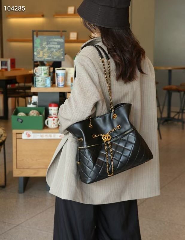 美缇8296新款女包单肩包托特包链条包大容量时尚通勤包包