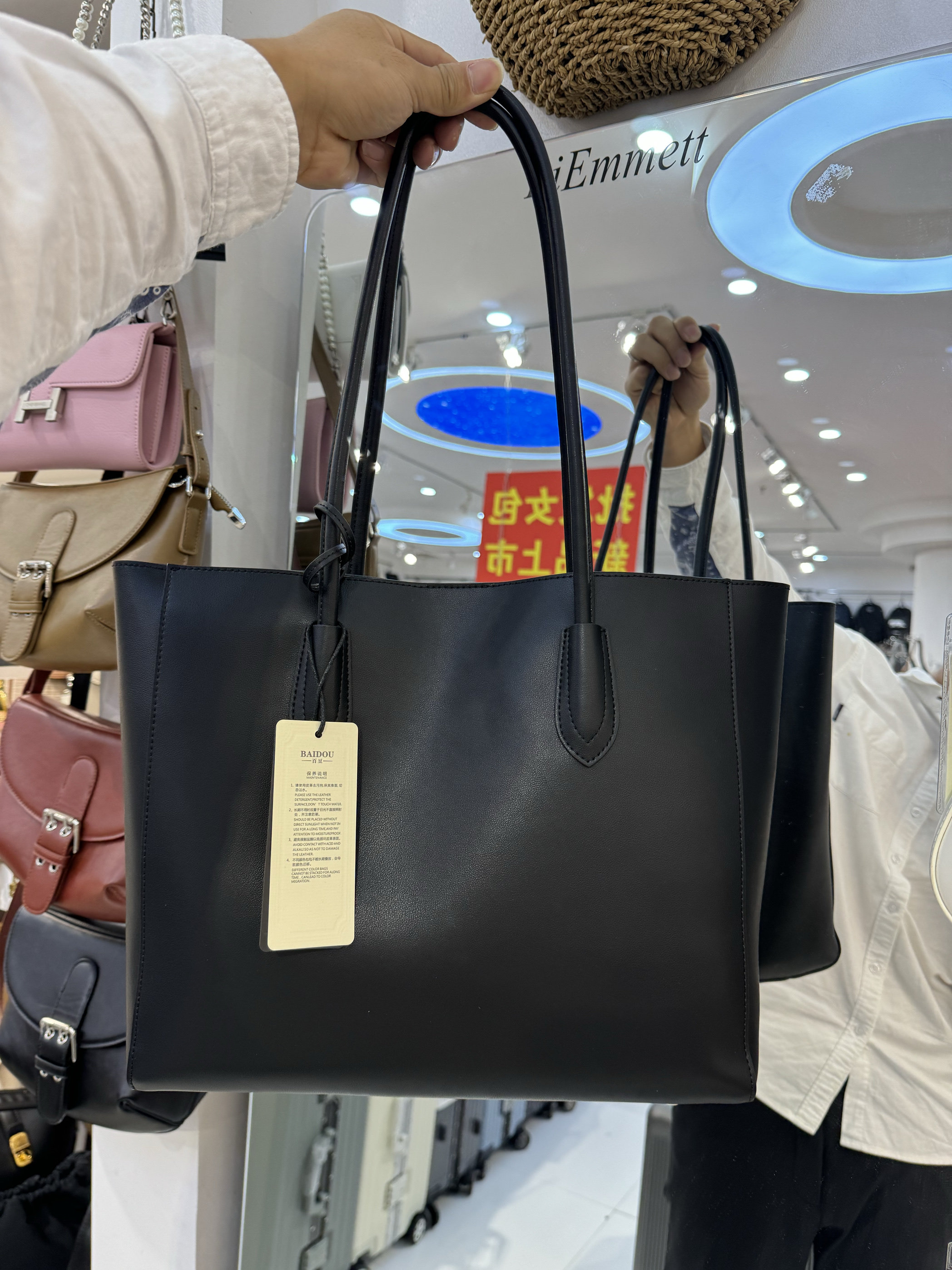 百豆6461新款包包女2024新款复古通勤头层牛皮托特包韩版时尚