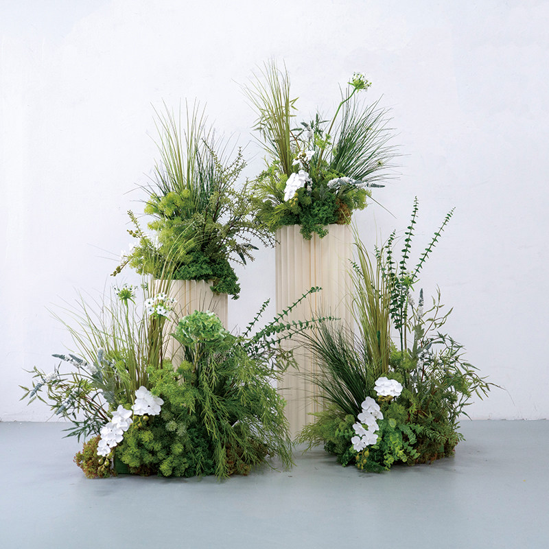 商业美陈森系造景装饰花艺 仿真绿植园艺活动仪式会场布置地排花,节庆用品/礼品,婚庆绢花,淘宝优惠券,粉丝福利购,淘宝优惠卷