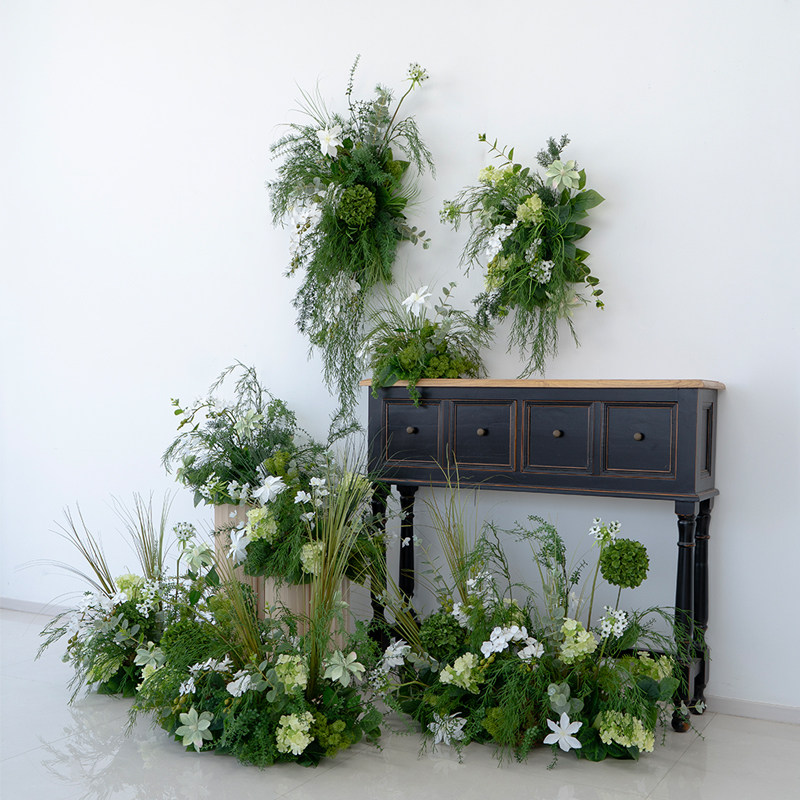 森系仿真绿植氛围装饰仿真花 错落有致橱窗店面活动花艺摆件假花,节庆用品/礼品,婚庆绢花,淘宝优惠券,粉丝福利购,淘宝优惠卷