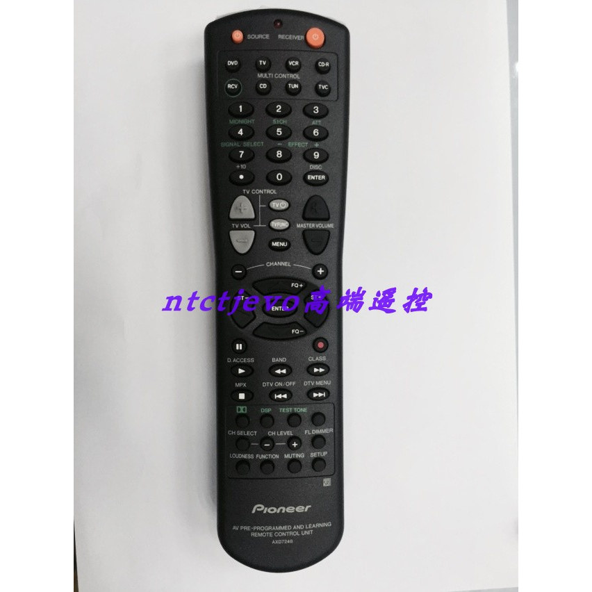 PIONEER先锋DVD家庭影院VSX-D509S原装原配遥控器旺AXD7248代7249