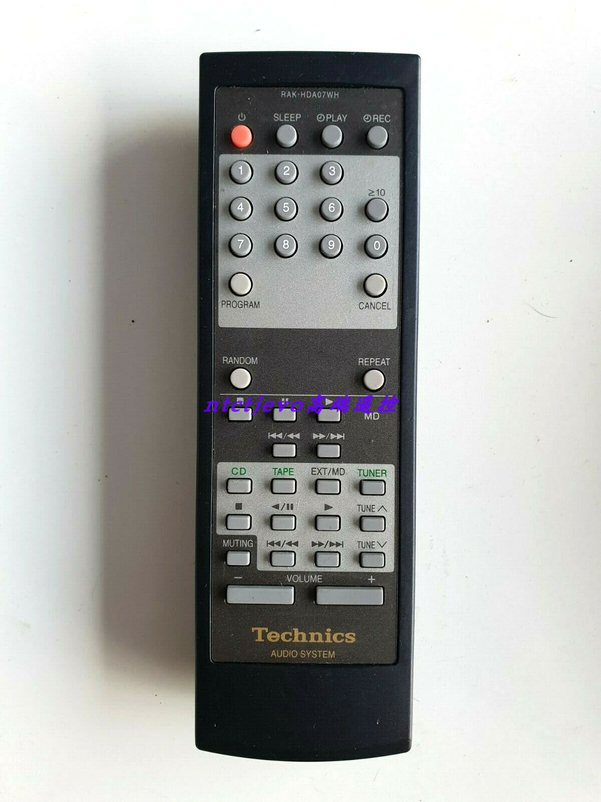 代用Technics松下Panasonic组合音响SC-HD501遥控器龘RAK-HDA07WH