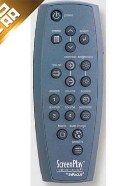 全新InFocus富可视投影机SP777 SP4800 SP4805 5000原装遥控器旺