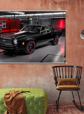 雪佛兰 Chevelle汽车高清海报壁纸墙贴背胶自粘宿舍卧室装饰画