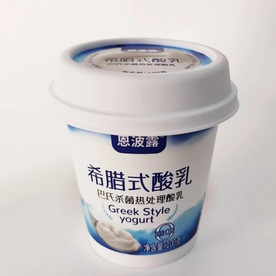 恩波露希腊风味酸奶100g希腊式酸乳早餐酸奶可搭配蔬菜水果沙拉