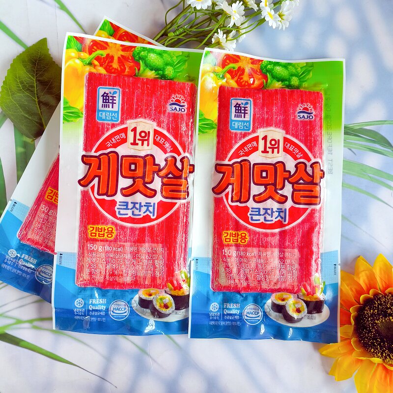 韩国进口思潮大林迷你蟹肉棒150克紫菜包饭寿司火锅食材