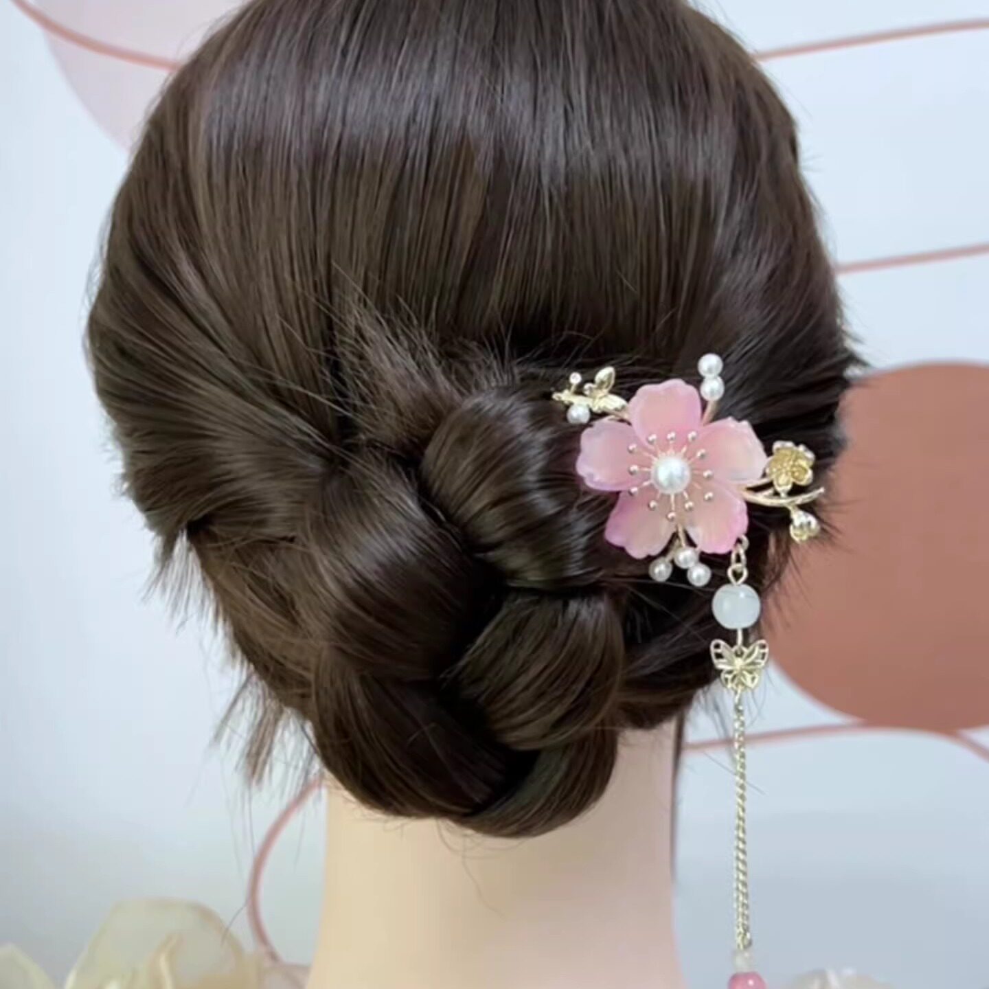 古风汉服蝴蝶流苏步摇发簪