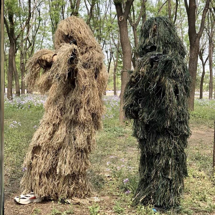 迷彩绝地求生狙击手草地绝地求生衣伪装服服伪装服吃鸡狙击手