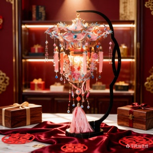 拼酷粉黛二十二凤冠金属拼图拼装模型送闺蜜结婚拼酷礼物摆件