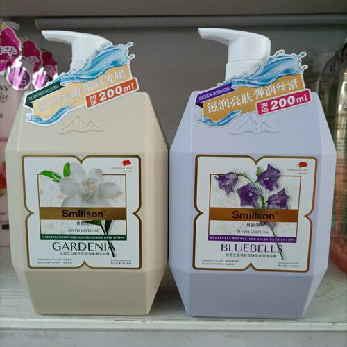 丝密生白栀子花蓝风铃滋润柔嫩沐浴露1200ml