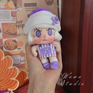 泡泡玛特Molly心火怒放娃衣紫火娃衣angry molly娃衣可爱公仔衣服