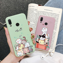 Huawei glory play mobile phone case pay protective case female cor-al10 personal creativity al00 all inclusive fall proof Aloo soft silica gel piay frosted honor fashion brand net red TL lovely man
