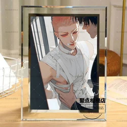 19天漫画周边水晶玻璃相框收藏定制房间卧室桌面摆件横竖摆台礼物