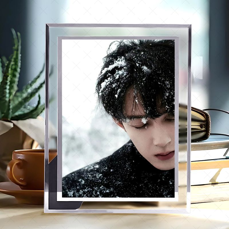 檀健次明星周边ins风水晶相框diy装饰房间宿舍桌面摆件送朋友礼物