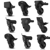 行李箱轮子配件万向轮拉杆箱皮箱布箱密码 箱耐磨滑轮轱辘替换滚轮