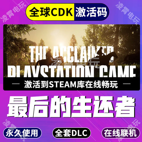 Steam游戏最后的生还者1The Last of Us全球区激活码CDK激活入库