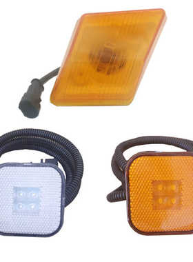 德龙重卡配件X3000新M3000f3000小灯小方灯挡泥板灯叶子板边灯