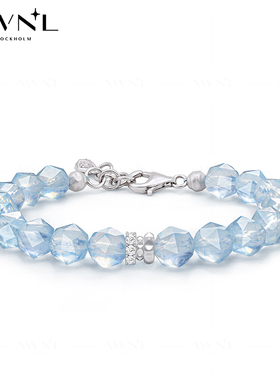 AWNL刺梨蔷薇海蓝宝手链